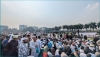 হাদির জানাজায় সংসদ এলাকায় হাজারো মানুষের ঢল 