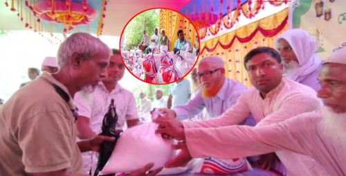 বকশীগঞ্জের বগারচর ইউনিয়নের গোপালপুরে শতাধিক অসহায় পরিবারের মাঝে ঈদ চাউল বিতরণ