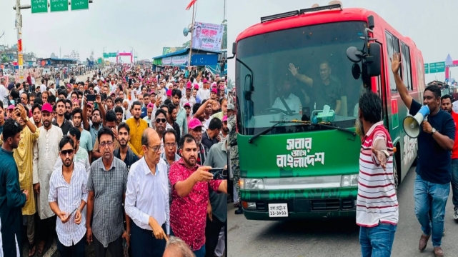 প্রধানমন্ত্রীর বরিশাল সফর: হাত নেরে শুভেচ্ছা জানালেন তারেক রহমান