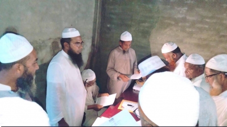 বাংলাদেশ খেলাফত মজলিসের সালথা উপজেলা শাখার নবগঠিত কমিটির শপথ গ্রহণ
