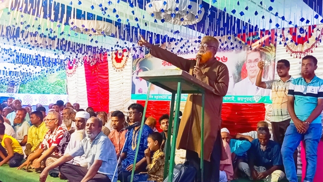 জিন্দারপুরে চেয়ারম্যান প্রার্থী দুলালের কর্মী সমাবেশ